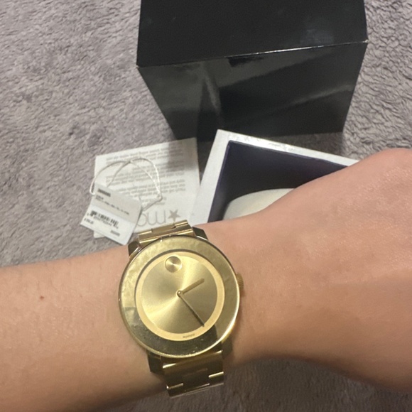 MOVADO BOLD GOLD WOMENS WATCH main image 2